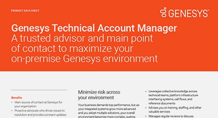 Genesys account manager