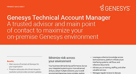 Genesys account manager
