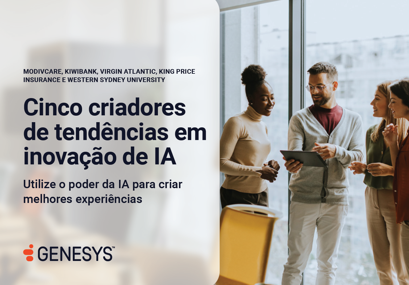 Descubra como os líderes do setor estão redefinindo o CX com IA | Genesys