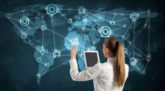 Communication over world