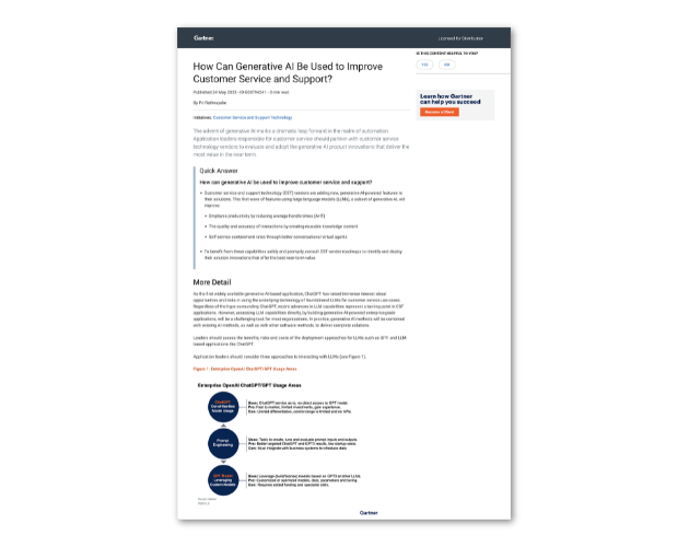 Gartner   how can generative ai 2