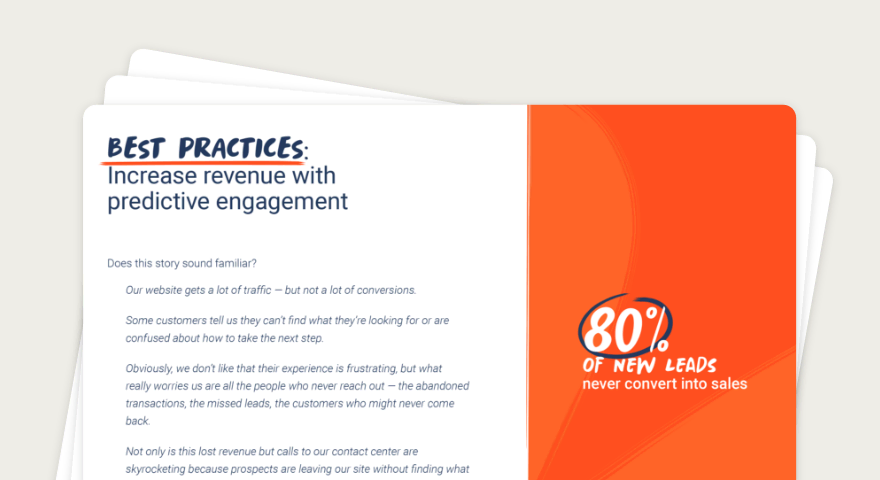 Increase revenue with predictive engagement ebook