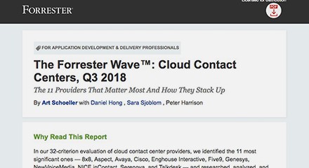 Forrester wave cloud cc launch resource center