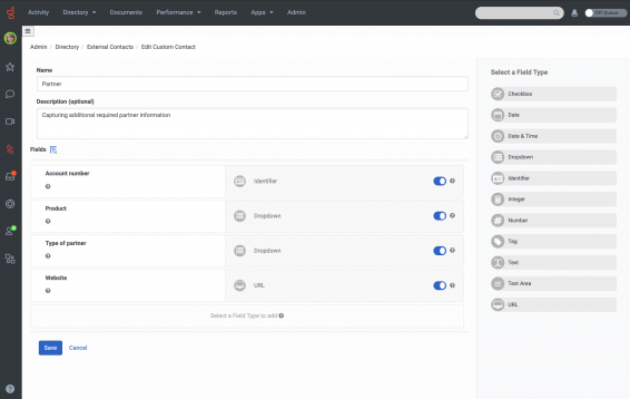 Custom fields   b