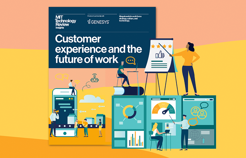 MIT Technology Review Insights: Customer experience and the future of work - report thumbnail