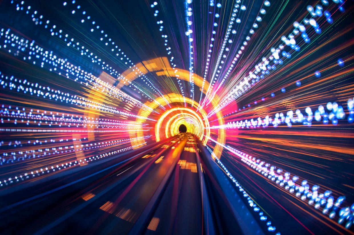 Light tunnel speed