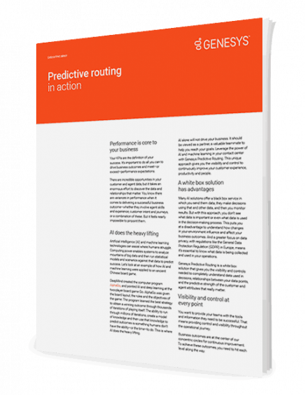Predictive routing in action ex 3d en