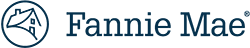 Fannie mae logo dark blue x250