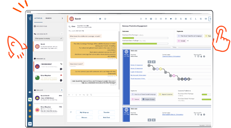 Genesys DX AI-powered chat software | Genesys