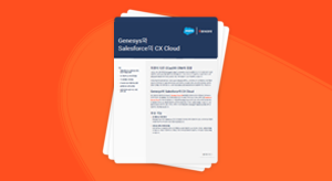Genesys salesforce cx cloud cover