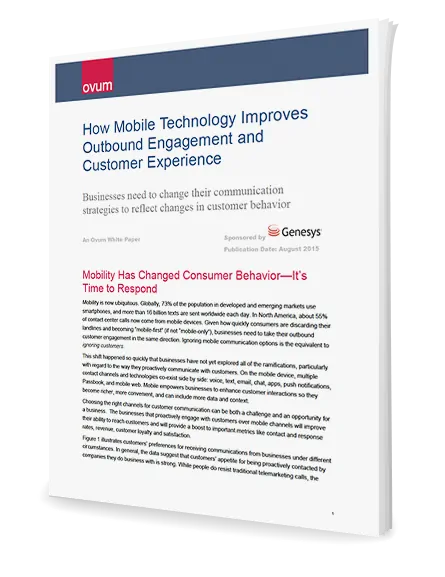 Landing page ovum how mobile tech