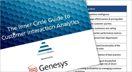 Main contactbabel customer interaction analytics landingpg