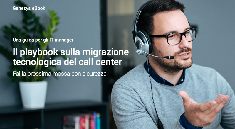 Playbook migrazione tecnologica call center