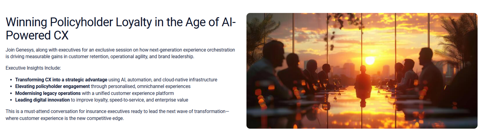 Winning policyholder loyalty in the age of ai powered cx