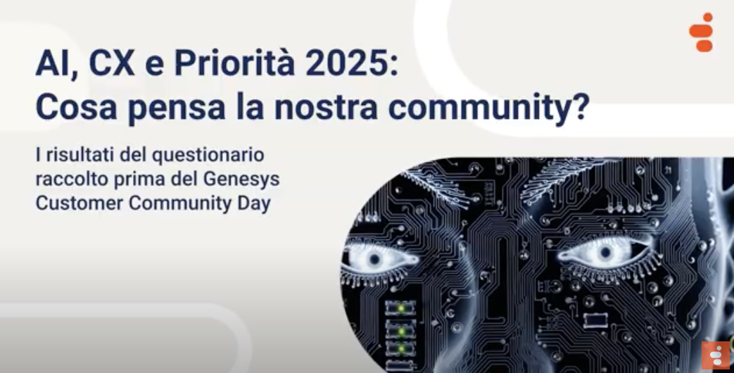 Priorità cx community genesys