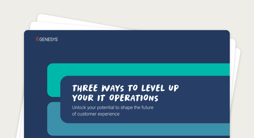 Three ways to level up it operations ebook