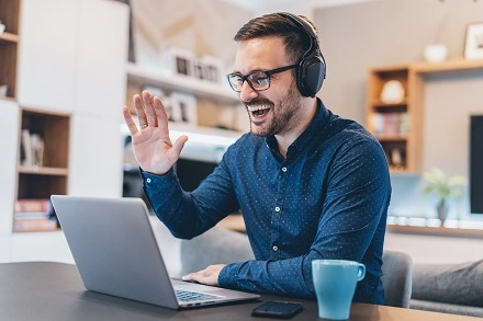 Business video conference